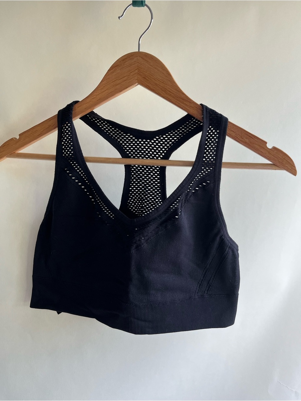 All In Motion Sports Bra Sz XL Women’s Black Workout No Pads Unlined Athletic